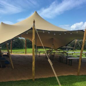 Stretch Tent 10 x 7.5m - With Rigging