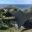 Small stretch tent in black