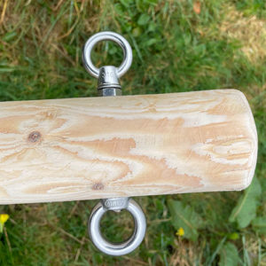 Wooden stretch tent poles